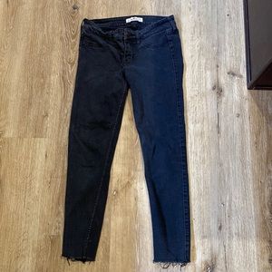 black hollister jeans, good condition
